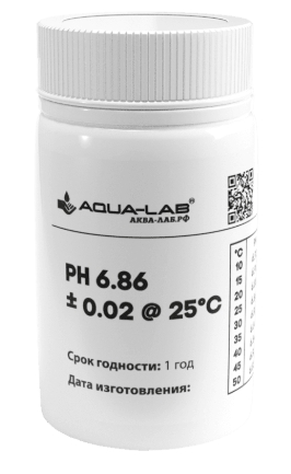 Раствор калибровочный PH-6.86 для pH электродов 55 мл AQUA-LAB PH6.86-55 Растворы